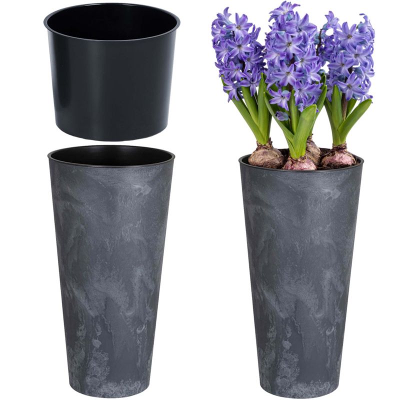 Donica ogrodowa EDANTI 47.6 cm duża efekt beton 1 szt.