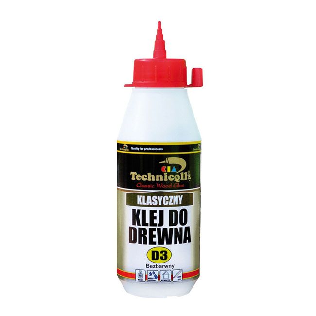 Klej do drewna klasyczny Technicqll D3 500 ml