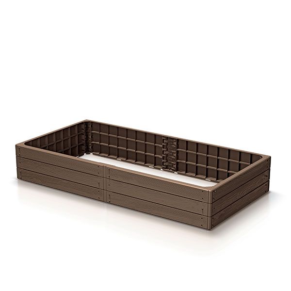 Donica PROSPERPLAST ogrodowa podwyższona rustykalna cegła Base Woody IBWR-7587U 1szt.