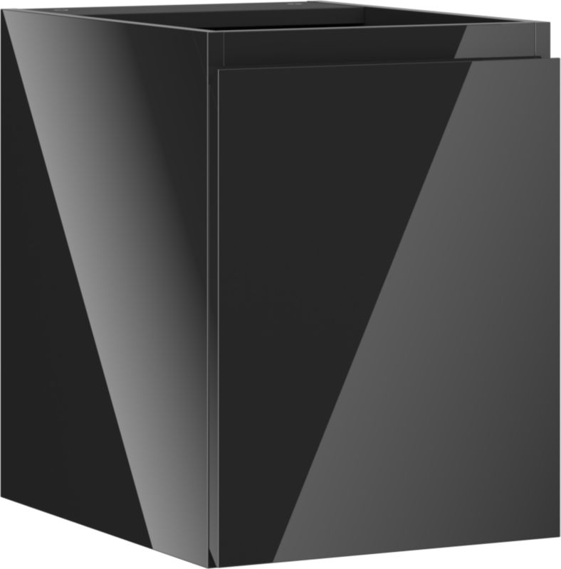 Szafka łazienkowa wisząca Mexen Orio czarny połysk 35x46x47 cm 1 drzwi 1 szt.