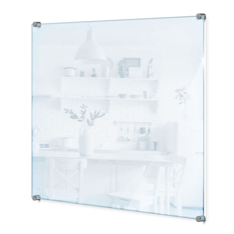 Panel Szklany Do Kuchni ArtPrintCave 60x60 cm Osłona ściany przed tłuszczem Zestaw z Mocowaniem Punktowym 1 szt.