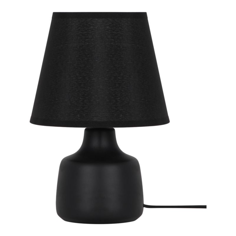 Lampa stołowa ceramiczna 1 x E14 czarna