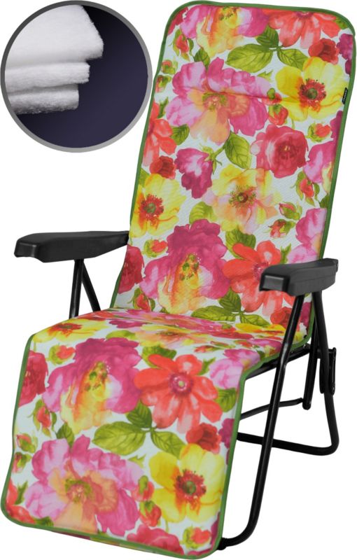 Poduszka AMPO ogrodowa na leżak ogrodowy wielokolorowa 1 szt.