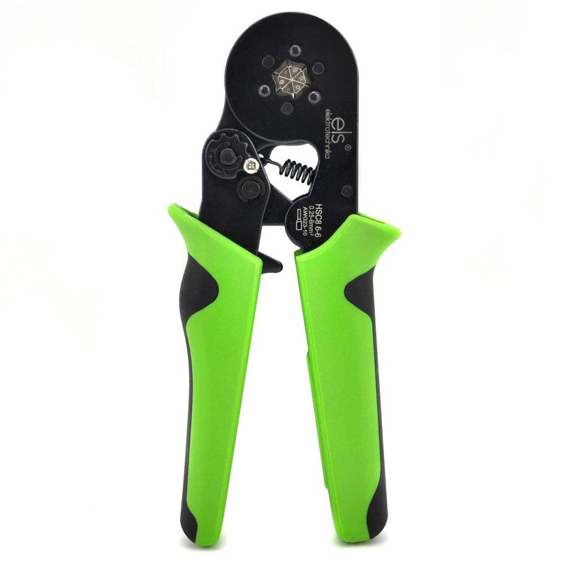 Zaciskarka ELS Elektrotechnika ENA.42835, praska automatyczna do tulejek kablowych 0,25-6 mm2, zacisk HEX, 1 szt.