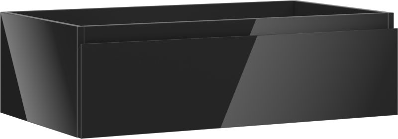 Szafka podumywalkowa Mexen Orio czarna połysk 80 cm 1 szuflada 1 szt.