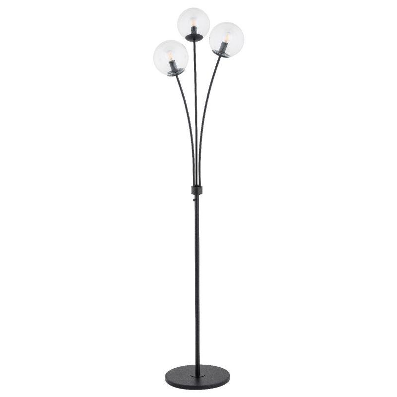 Lampa podłogowa stojąca Alfa Sebia czarna 3 x E14 x 10W wym: 175 x 45 x 45 cm - 1 szt.