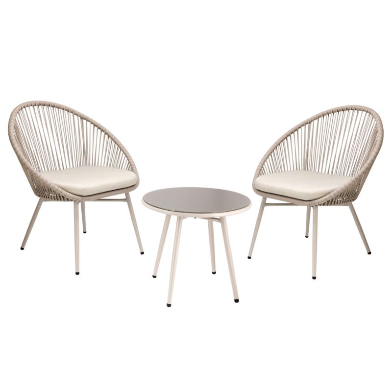 Zestaw mebli ogrodowych JUMI stół krzesła na balkon taras 1 szt.