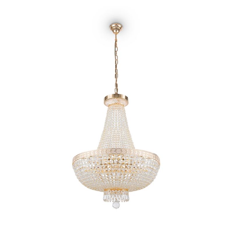 Żyrandol Maytoni Bella 7167 mosiężno-złoty kryształowy 8xE14 x 60W 1 szt.