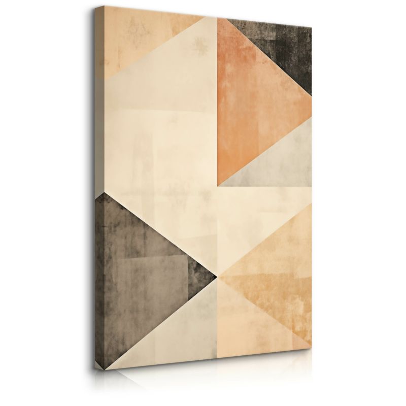 Obraz Muralo Do Salonu Sypialni Abstrakcja Styl Boho Wzór Geometryczny 50x70 cm 1 szt.