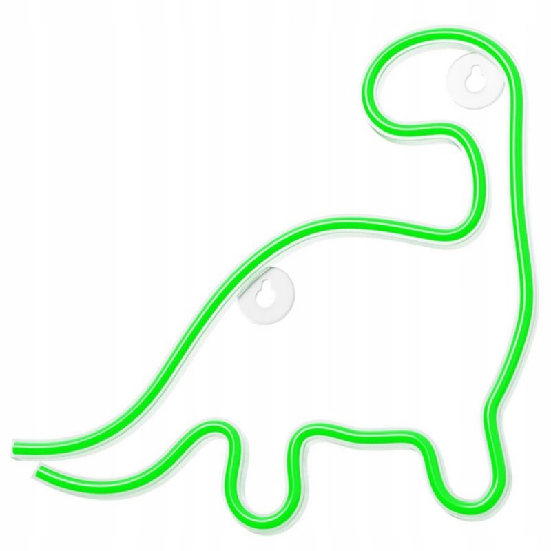 Neon LED Forever Light dinozaur kinkiet zielony 1 szt.