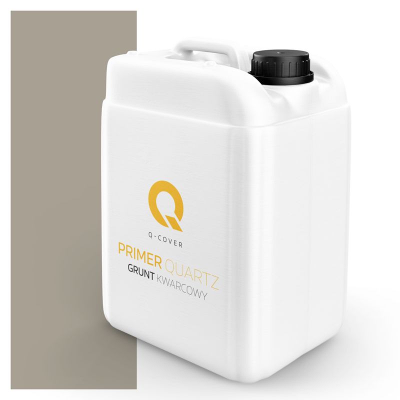 Grunt Kwarcowy pod Tynk Silikonowy Q-Cover Szary ciepły F293 7.5KG
