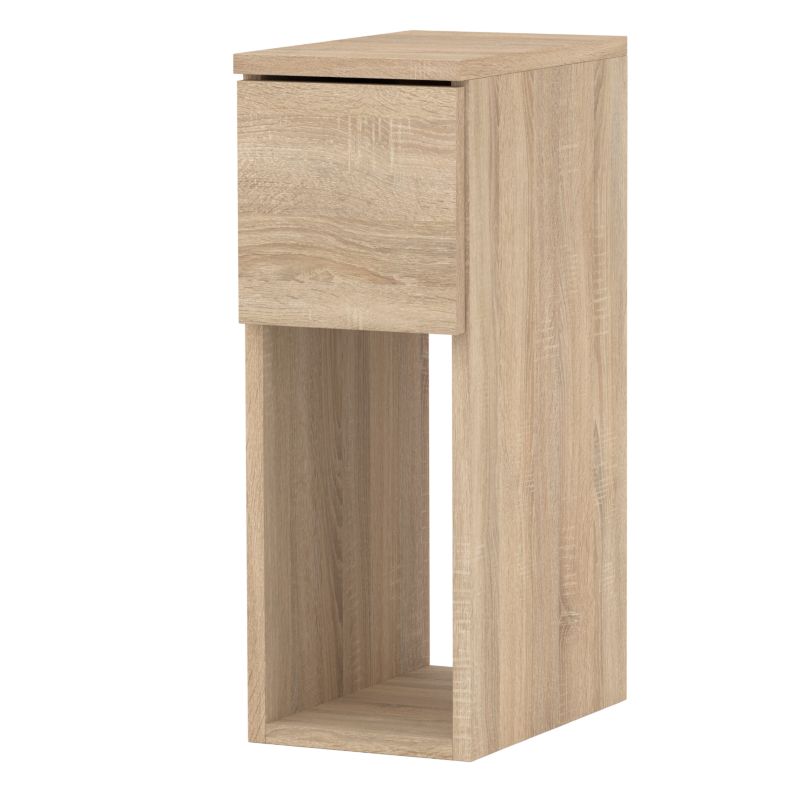 Szafka Nocna Stiv-Meble 1 Szuflada 20Cm Stolik Dąb Sonoma 20X30X55 Cm 1Szt.