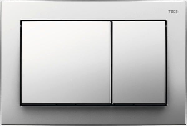 Przycisk spłukujący do WC Tece Base chrom błyszczący, podwójny, z tworzywa sztucznego, 1 szt.