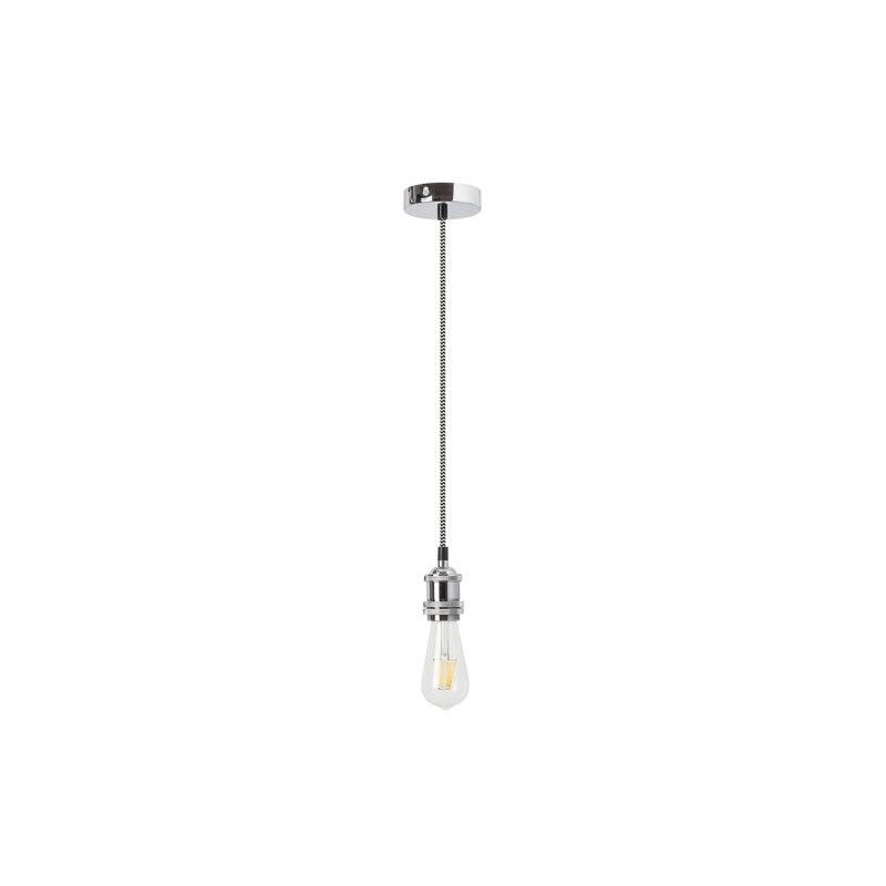 Lampa wisząca Rabalux Fixy srebrna aluminium E27 60W IP20 1 szt.