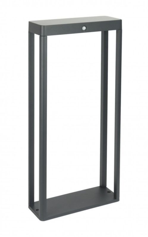 Lampa ogrodowa stojąca solarna SU-MA Arma ciemnoszara LED 2W 4000K 85lm z czujnikiem ruchu IP65 wym: 50 x 23 x 8,6 cm - 1 szt.