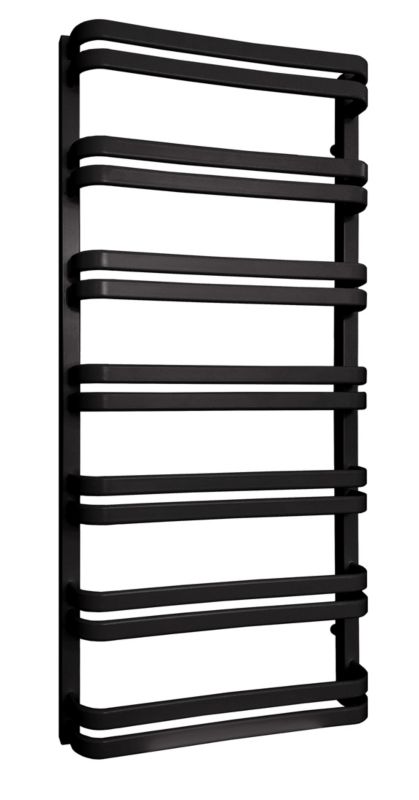 Grzejnik łazienkowy LUXRAD Perseid 1150 x 530 mm czarny mat str. 1 szt