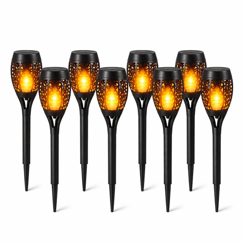 Lampa Solarna Kobi Ogrodowa LED Pochodnia 45cm 10szt.