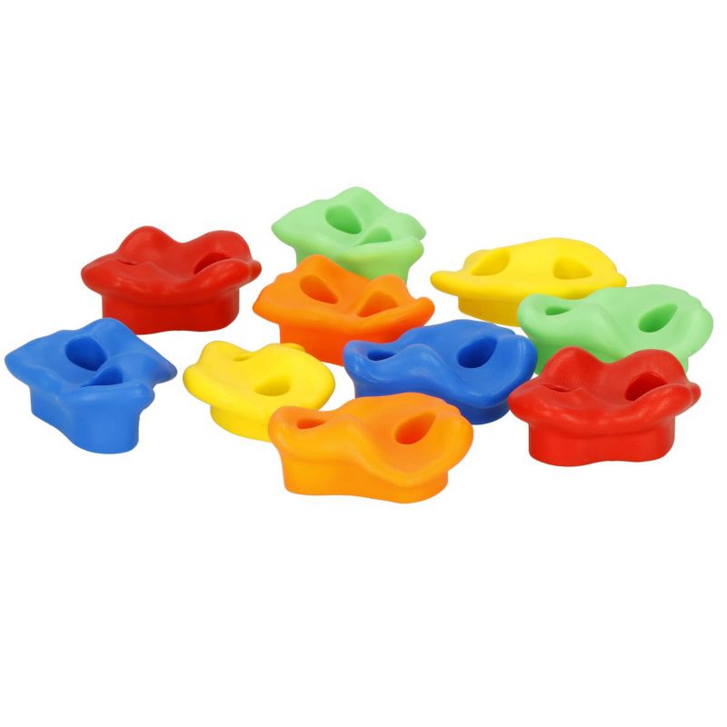 Kamienie wspinaczkowe Springos 20 szt. uchwyty do ścianki, skałki dla dzieci kolorowe 1 kpl.