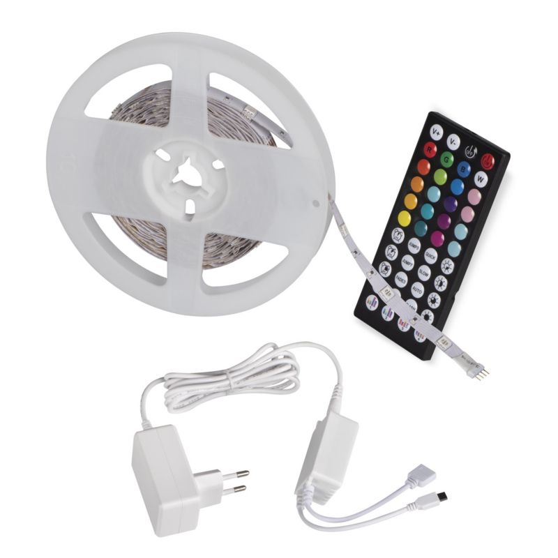 Taśma LED LL LED 5M SET RGB 66811 LightLogic Bluetooth aplikacja pilot 1 szt.