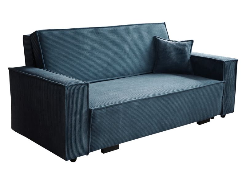 Kanapa rozkładana MIRJAN 24 Viva Star Sztruks IV kobaltowy 1 szt.