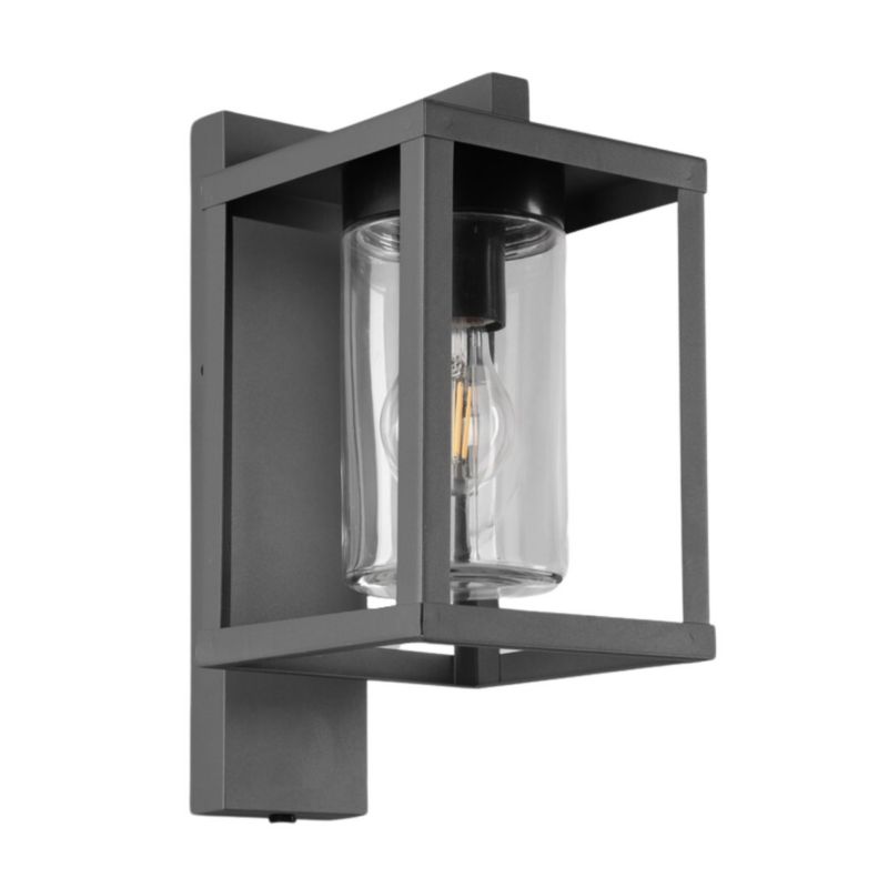 Kinkiet ścienny zewnętrzny Trio Lunga antracyt 1 x E27 x IP44 wym: 33 x 16 x 22,5 cm - 1 szt.