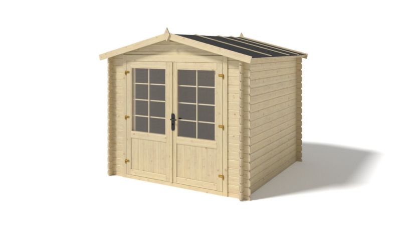 Domek ogrodowy ALTANKA 6,25 m2 - 2,50x2,50 m - 28 mm, drewniany, 1szt.