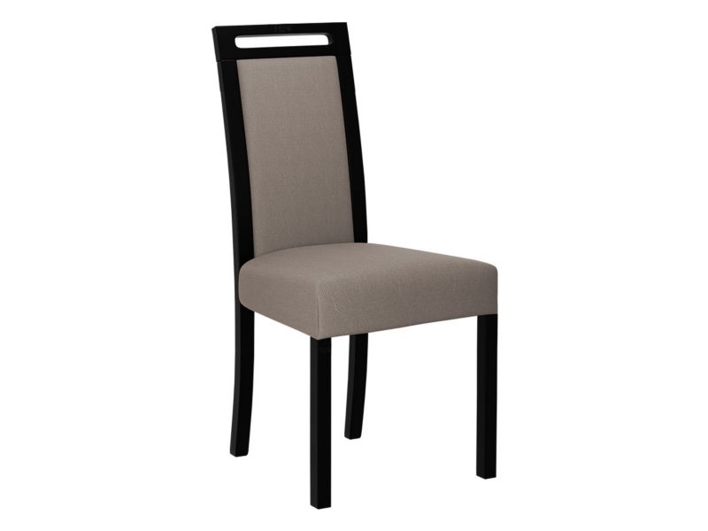 Krzesło MIRJAN 24 Roma 5 czarny + brązowy 1 szt.