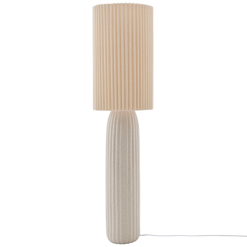 Lampa stojąca Kenan Atmosphera beżowa ceramiczna 122x31,5 cm 1 szt.