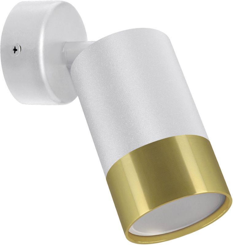 Spot Struhm Puzon 1 x GU10 biały / złoty