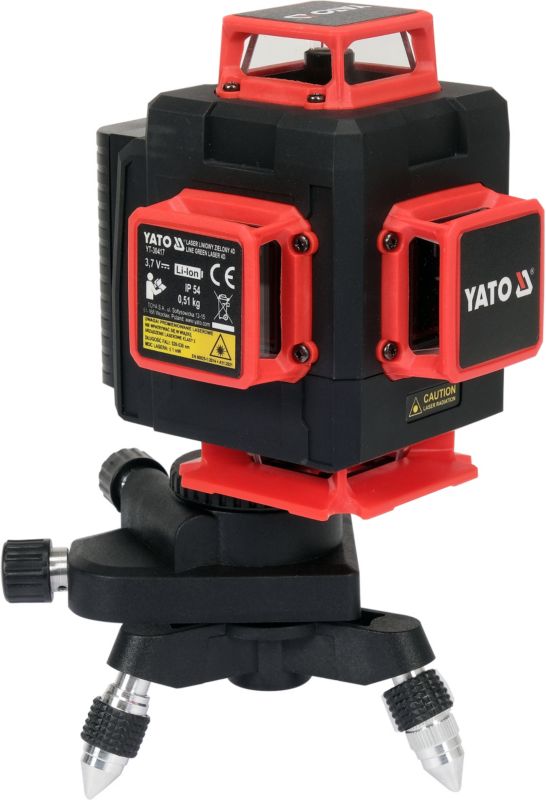 Laser zielony Yato A+ 16-liniowy 4D z akcesoriami
