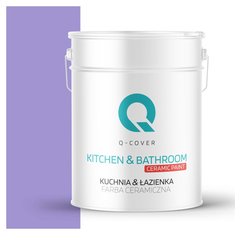 Farba Ceramiczna Kuchnia & Łazienka Q-Cover Fioletowy H2733 Głęboki Mat 10L