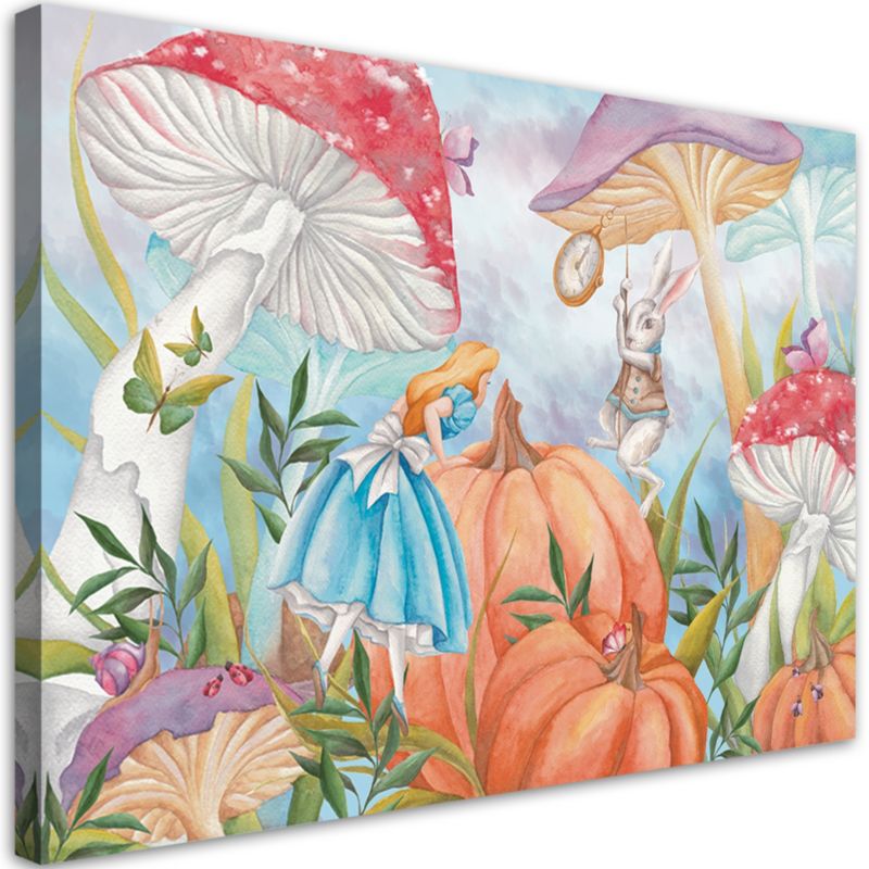 Obraz do pokoju dziecka Feeby Alicja w Krainie czarów Kolorowy 120x80cm 1szt