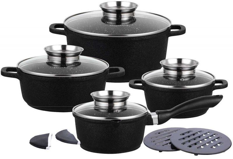 Zestaw garnków Klausberg granitowych KB-7360 12 elementów 1szt
