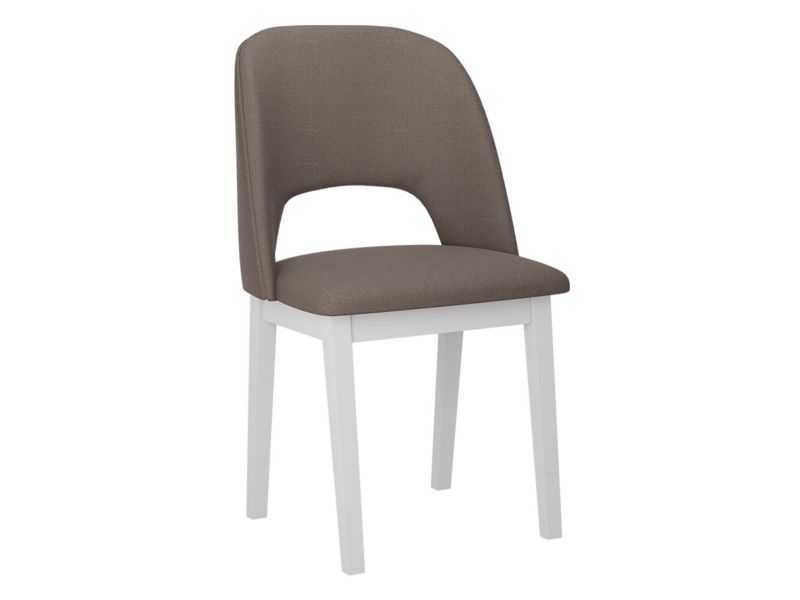 Krzesło MIRJAN 24 Monti 2 biały + brązowy 1 szt.