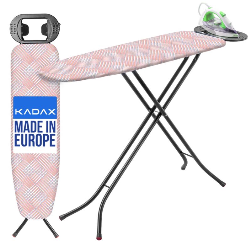 Deska Do Prasowania KADAX 110x30cm Składana Uchwyt Na Żelazko 1szt.