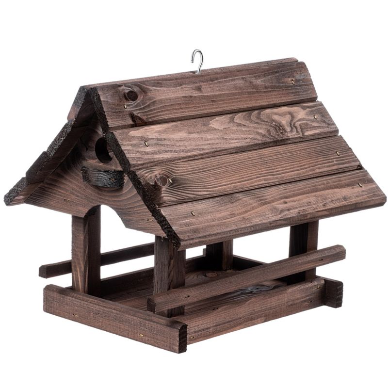 Karmnik dla ptaków KADAX domek brązowy 30 x 25 cm 1 szt.