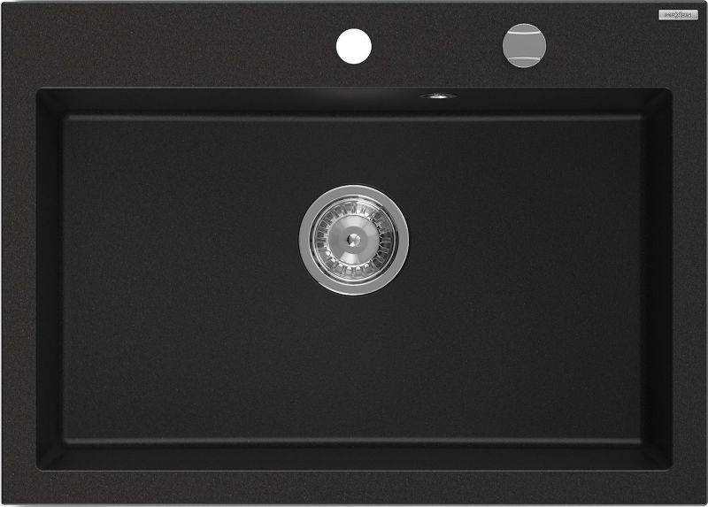 Zlewozmywak wpuszczany Mexen Elix czarny 700x500 mm - 6526701005-77