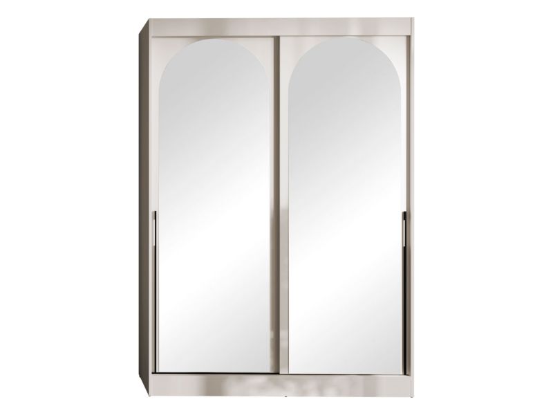 Szafa przesuwna MIRJAN 24 Modin 150 kaszmir + czarny 1 szt.