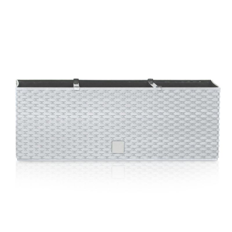 Doniczka Ogrodowa EDANTI Korytko Ratanowe Na Taras 30 L Biały 1 szt.