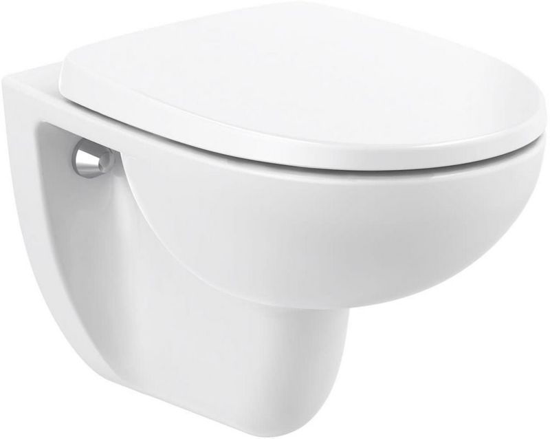 Miska WC wisząca Roca Victoria bezkołnierzowa biała 35,5x53x44,5 cm 1 szt.