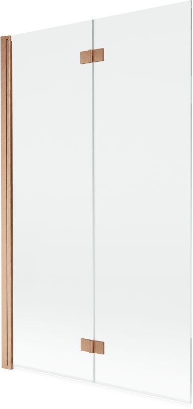 Parawan nawannowy Mexen Mist miedź szczotkowana 110x150 cm 2-skrzydłowy - 8A9-110-002-65-00-L 1 szt.