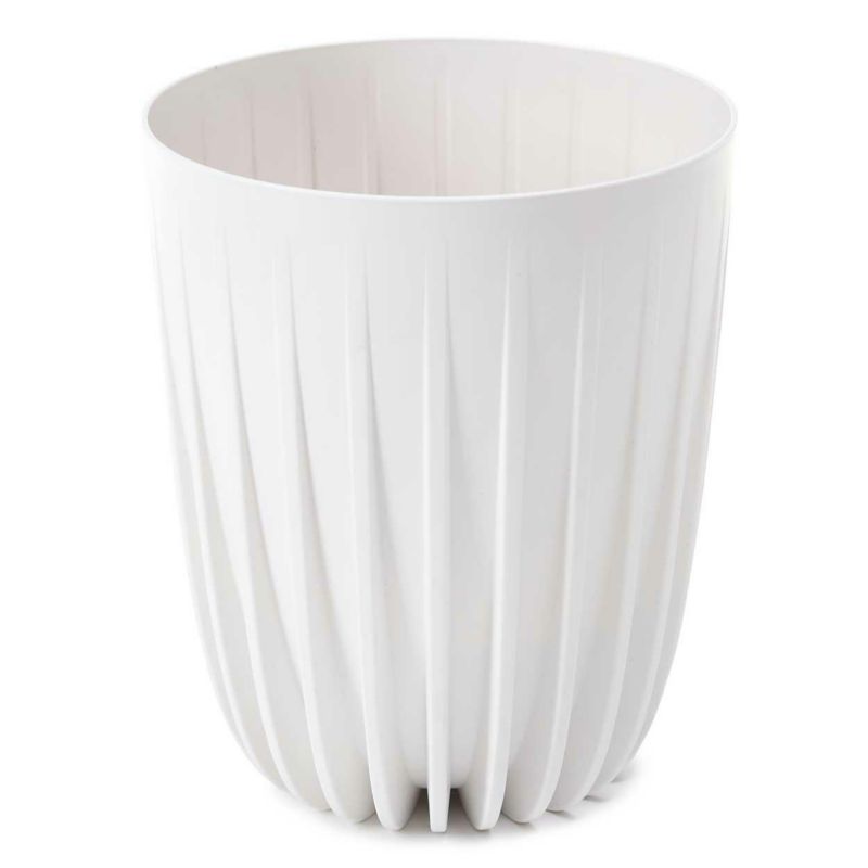 Donica HowHomely Tworzywo ECO Biała 39x46cm