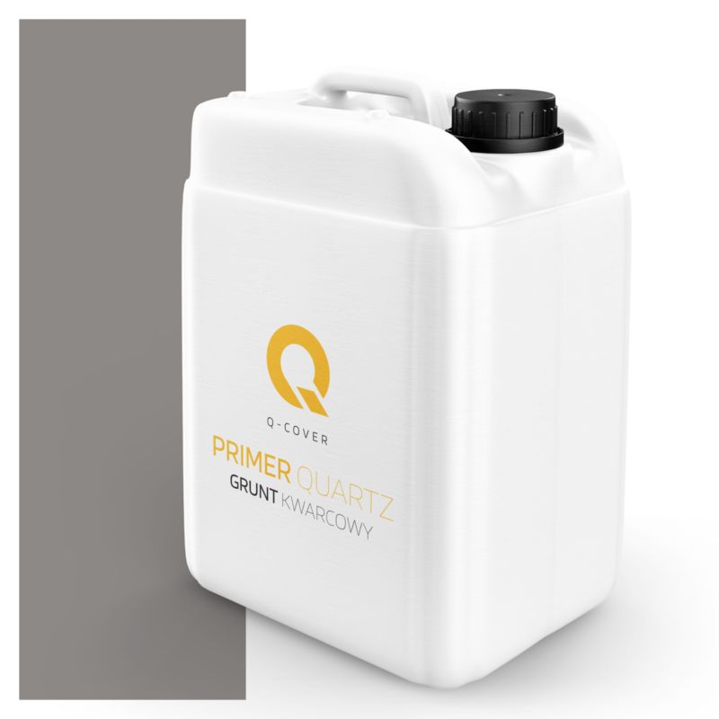 Grunt Kwarcowy pod Tynk Silikonowy Q-Cover Szary ciemny chłodny F275 7.5KG