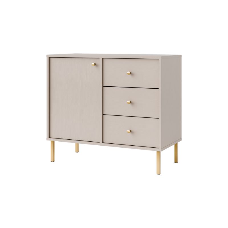 Komoda z szufladami Bonni Sakai 2 1F 3S T814 Beż 1 szt.