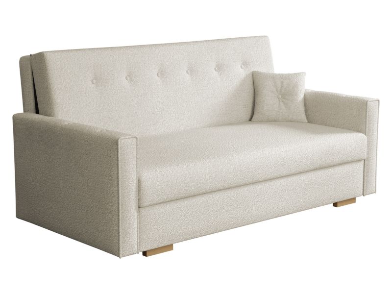 Kanapa rozkładana MIRJAN 24 Viva Sonic IV szarobeżowa bukla 1 szt.