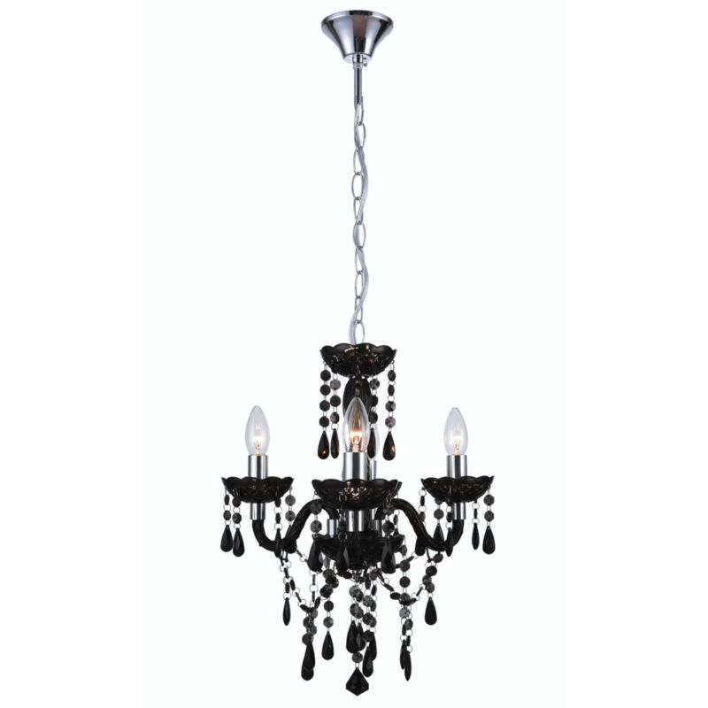 Lampa Sufitowa Wisząca Toolight Ebt005-3Cp Czarny 1Szt