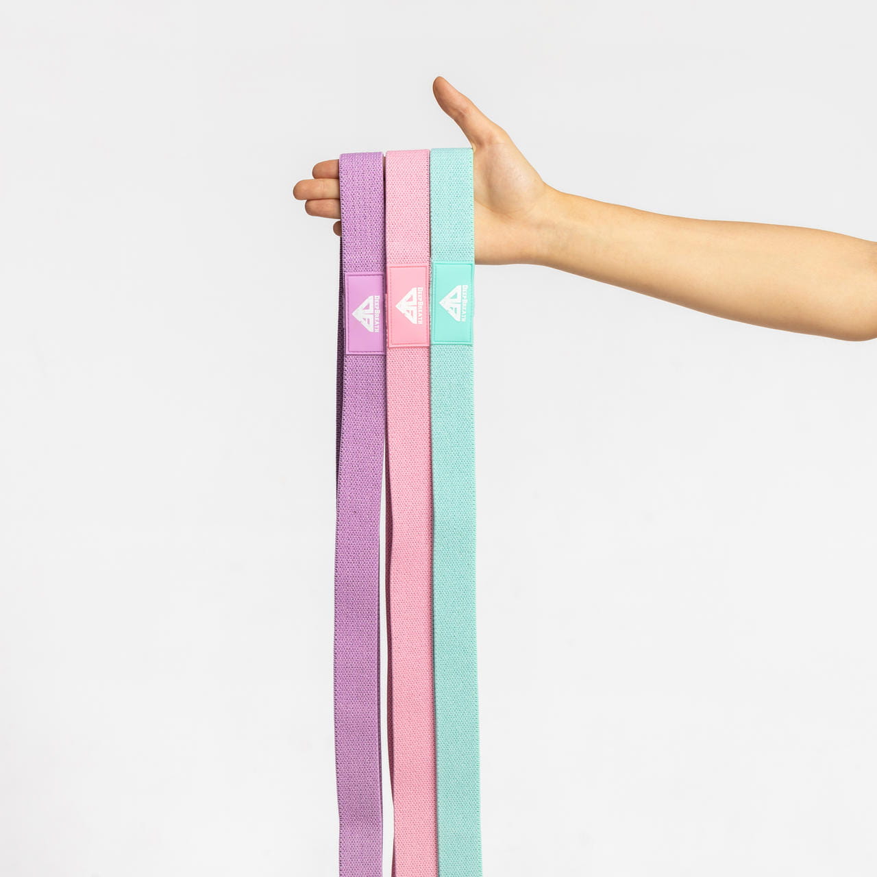 Materiałowe gumy do ćwiczeń - Purple Power Band - Deep Breath