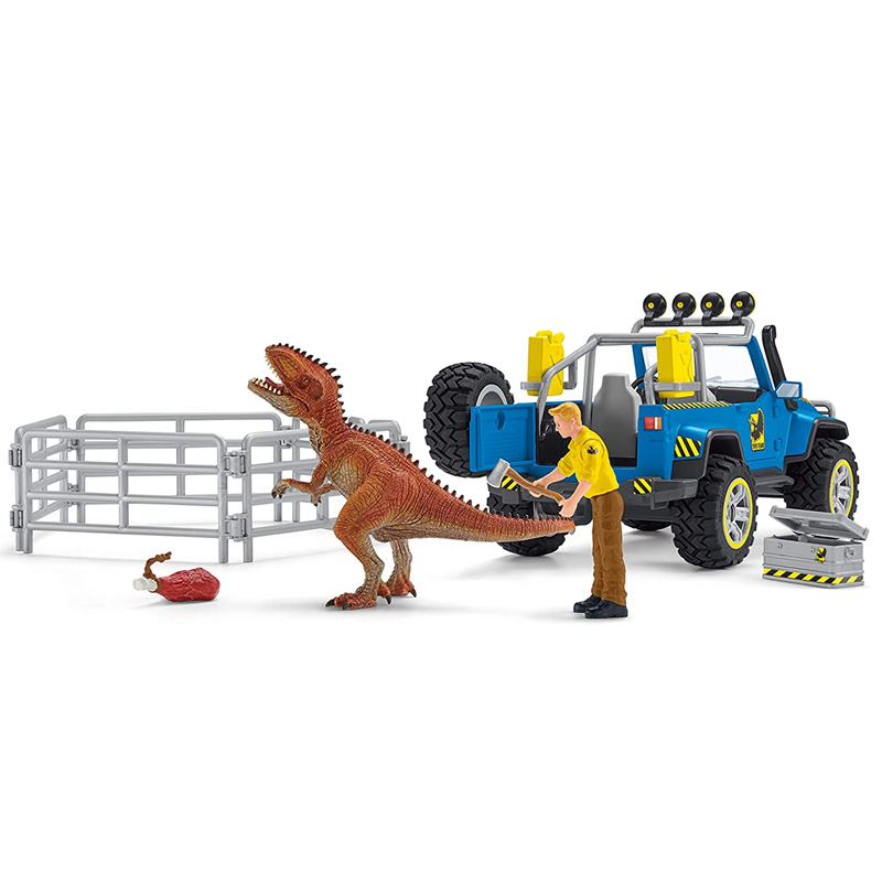 Schleich Dinozaury - Samochód terenowy z miejscem dla dinozaura 41464