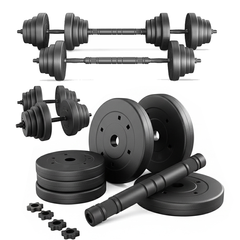 Hantle Regulowane z sztangą 40 kg 2 x 20 KG