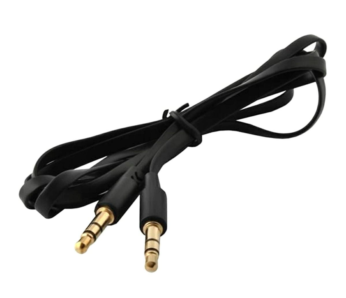 Kabel Audio AUX Jack 3,5mm 1m AK292A płaski - Henryx24